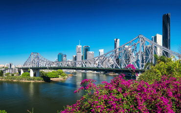 Brisbane skyline and Story Bridge